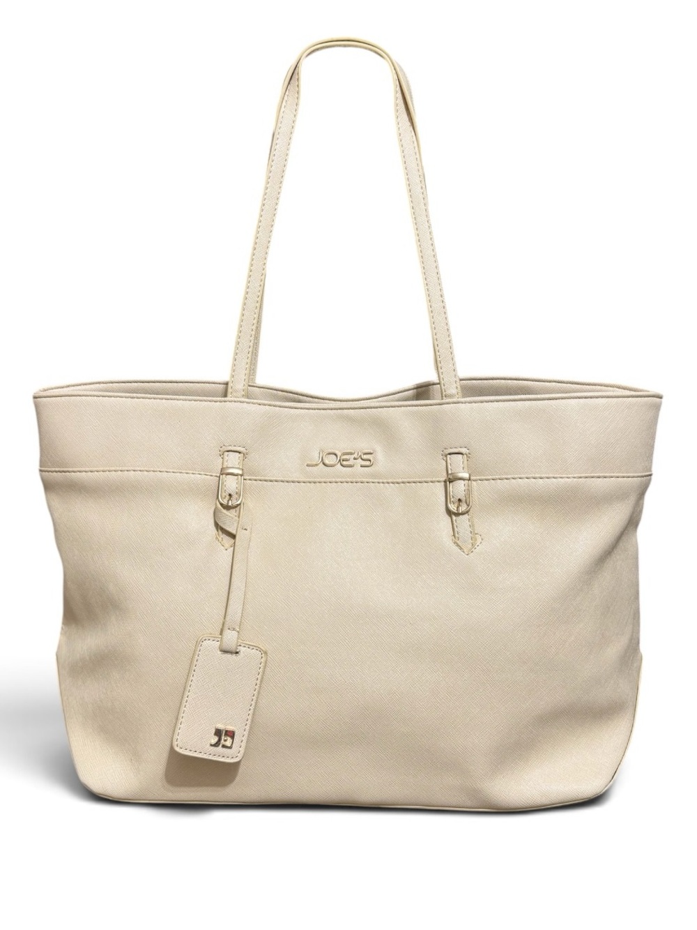 JOE’S JEANS City Tote Beige/Gold $110 Retail NWOT